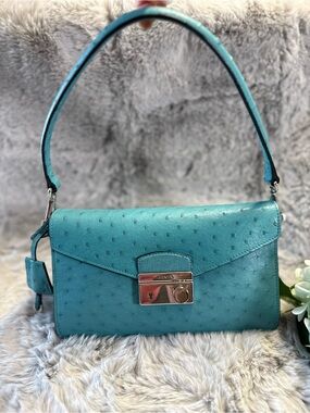 Prada Ostrich Handbag